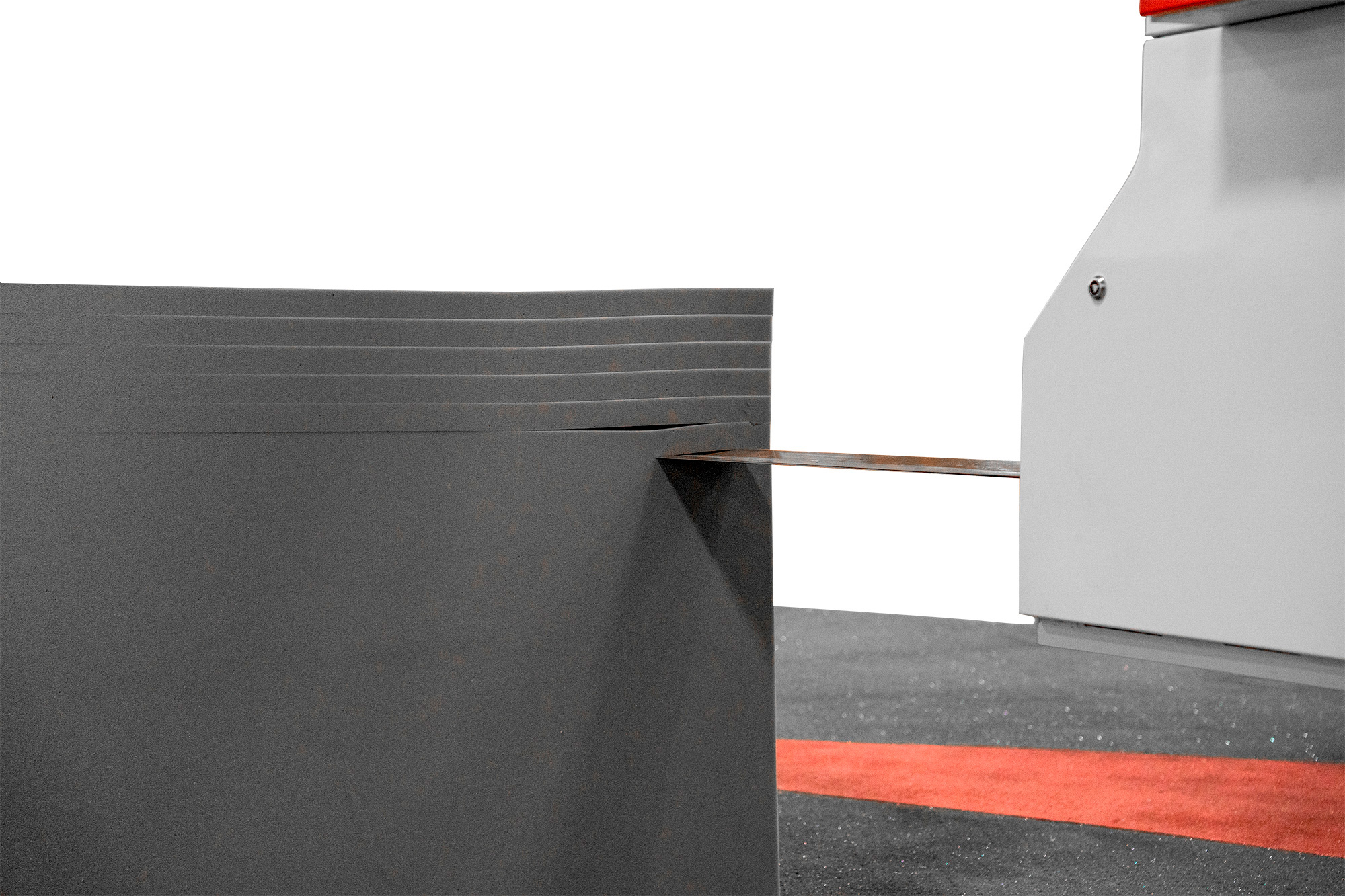 Dairesel Yatay Sünger Kesim Makinası