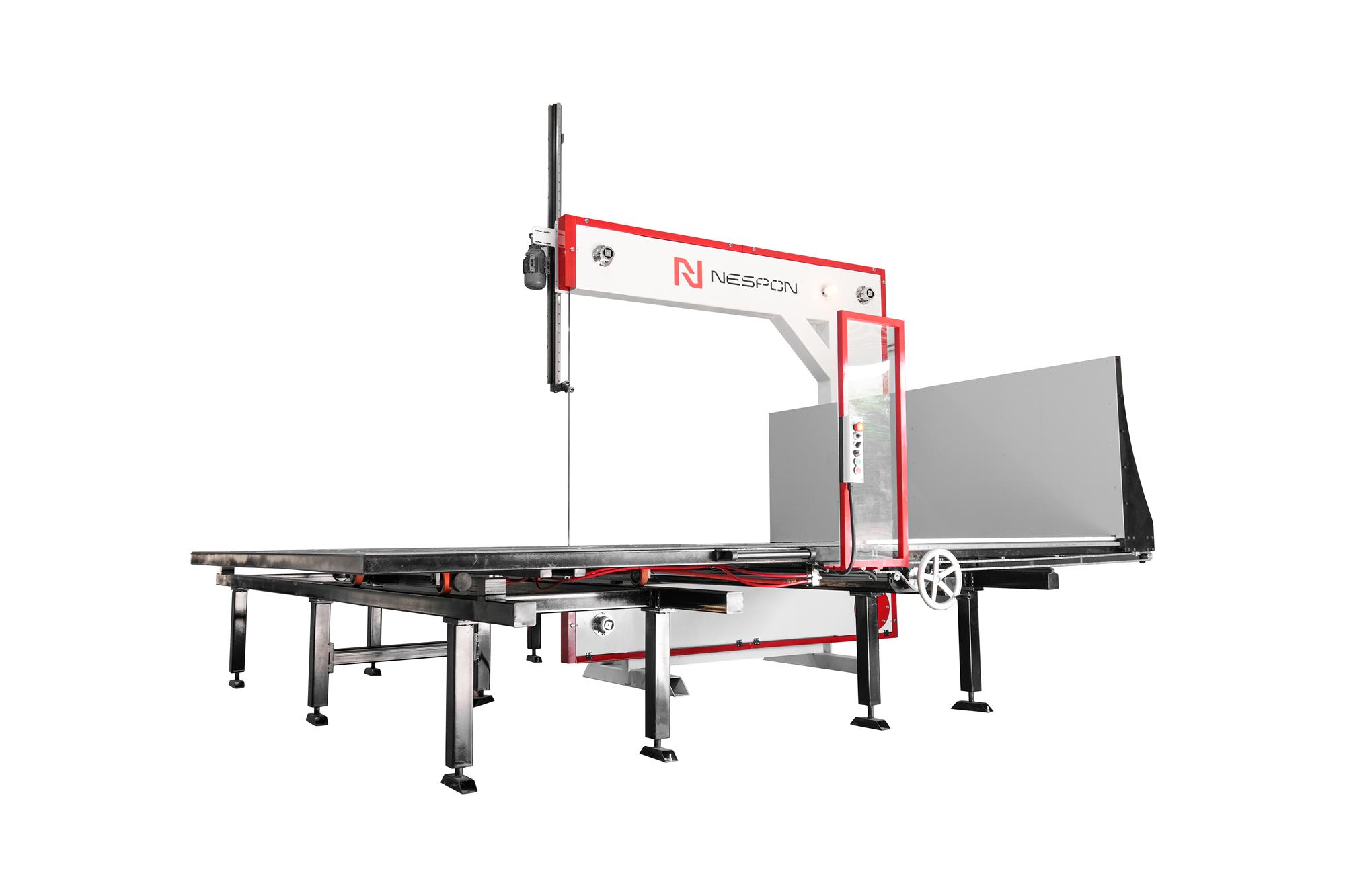 Manuel Dikey Sünger Kesim Makinası